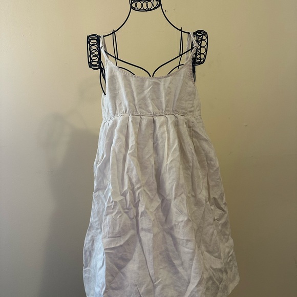 Vintage Old Navy Cream Baby Doll Dress - Picture 2 of 4